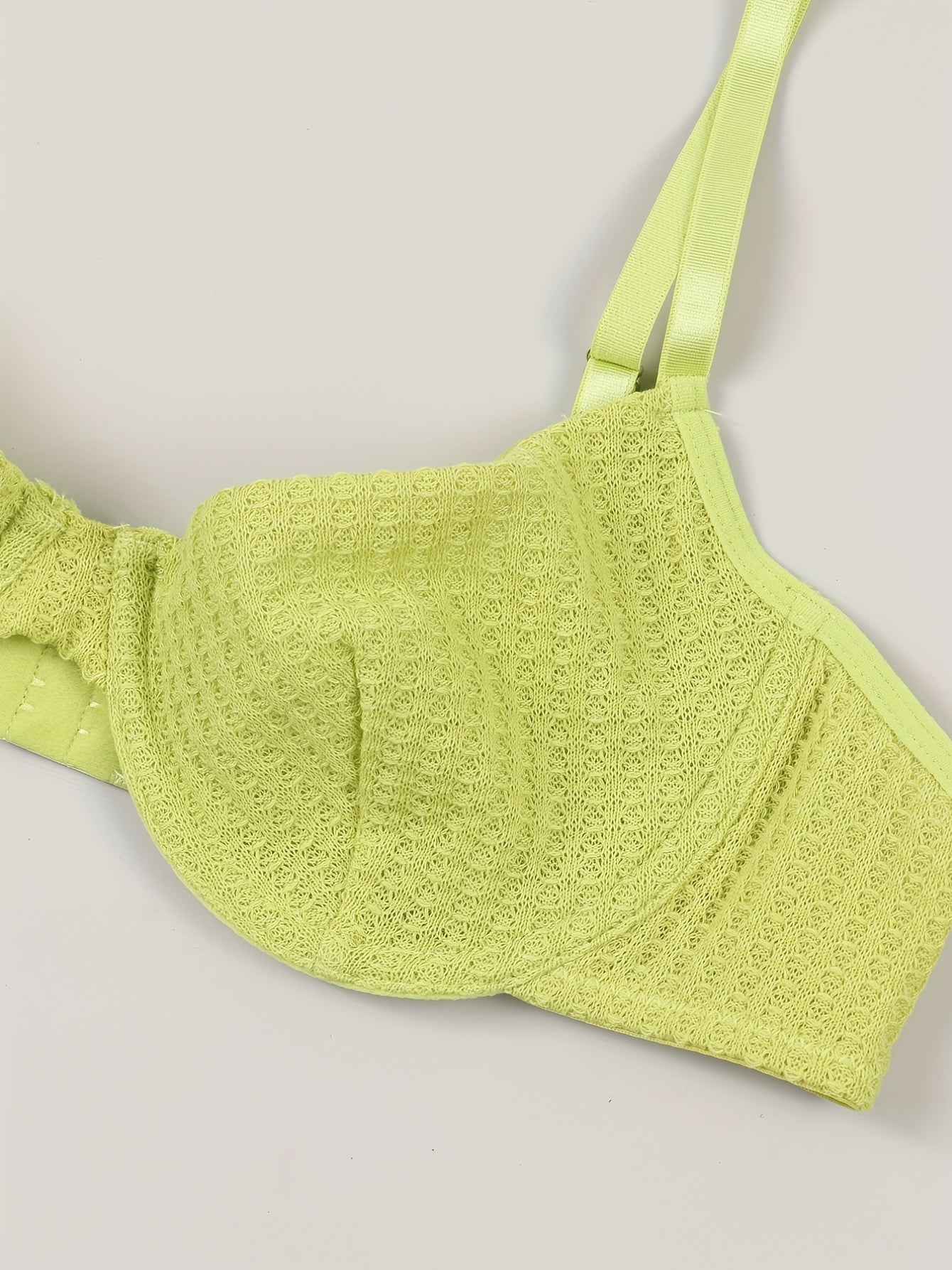 Solid Push Up Bra Comfy & Breathable Women's Lingerie