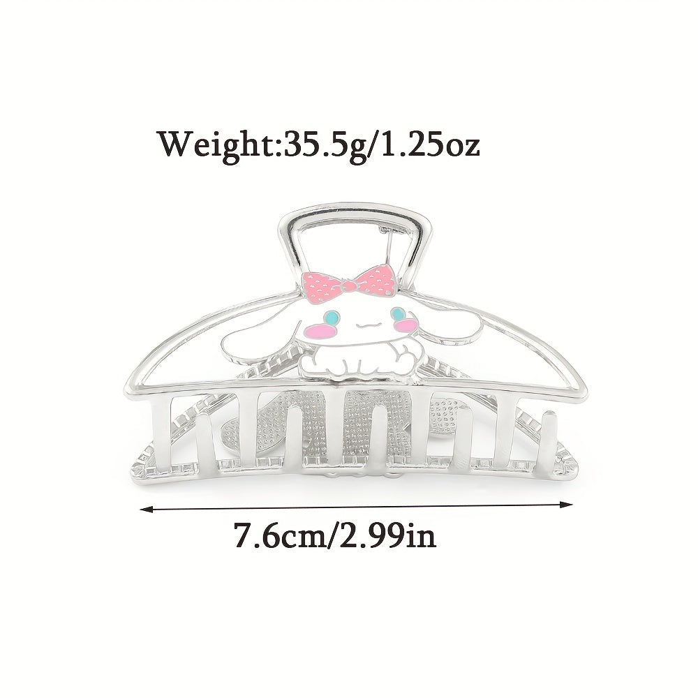 Cute Anime Hair Clip Geometric Metal Girl Hair Accessories Cosplay Jewelry