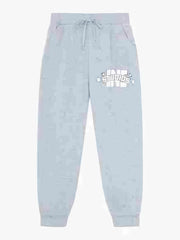 Letter Pattern Print Men's Pants Drawstring Comfy Active Stretch Trousers