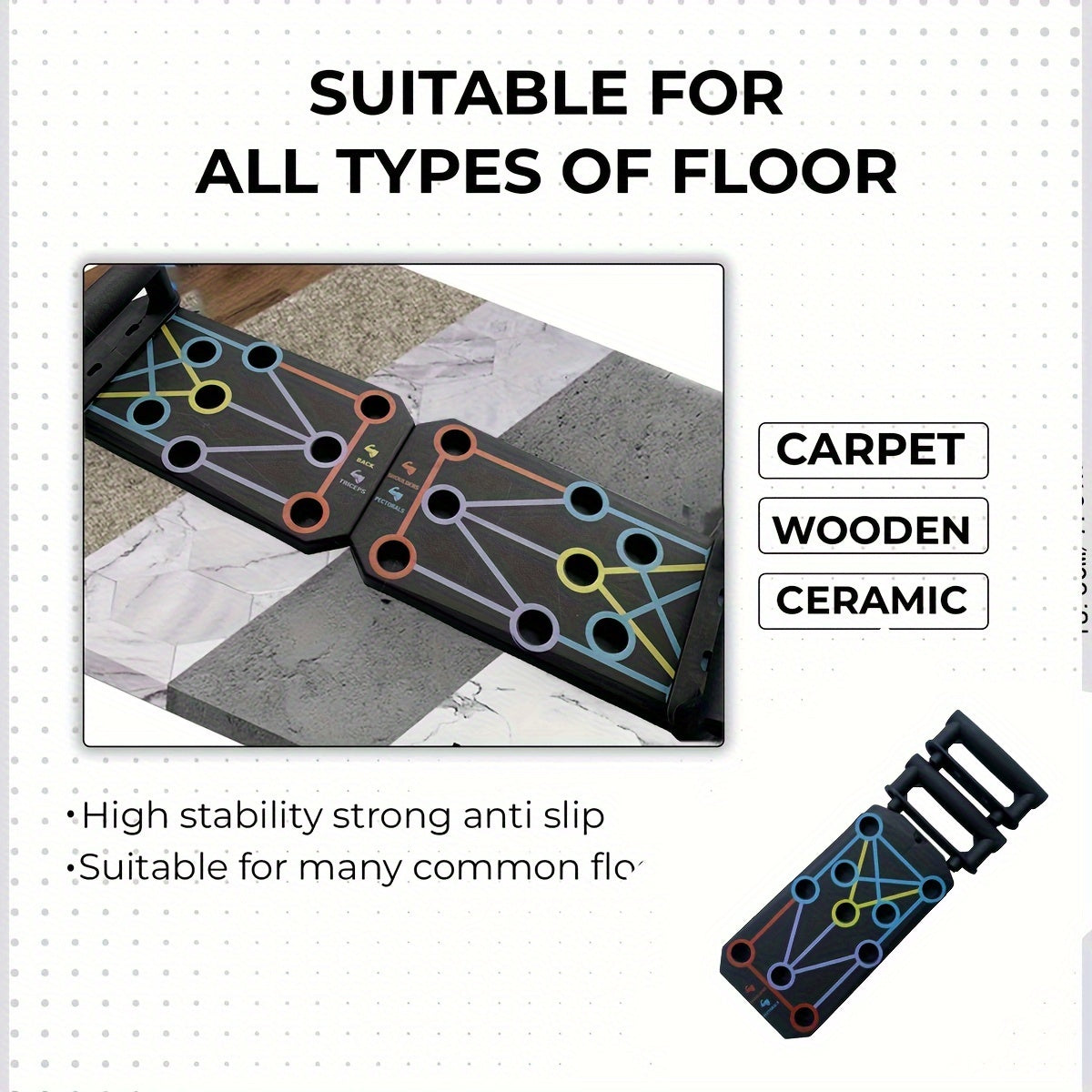 10-in-1 Push Up Board for Home Gym Workout