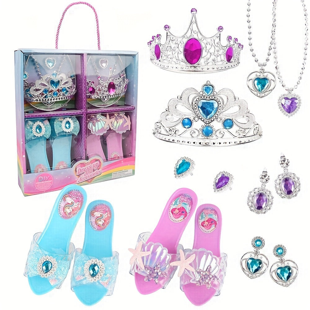 Princess Dress Up Toys & Jewelry Boutique Girl Role Play Set