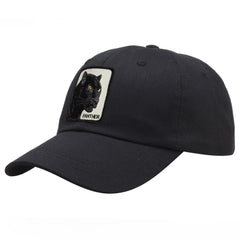 Hip Hop Leopard Embroidered Duck Cap Baseball Cap