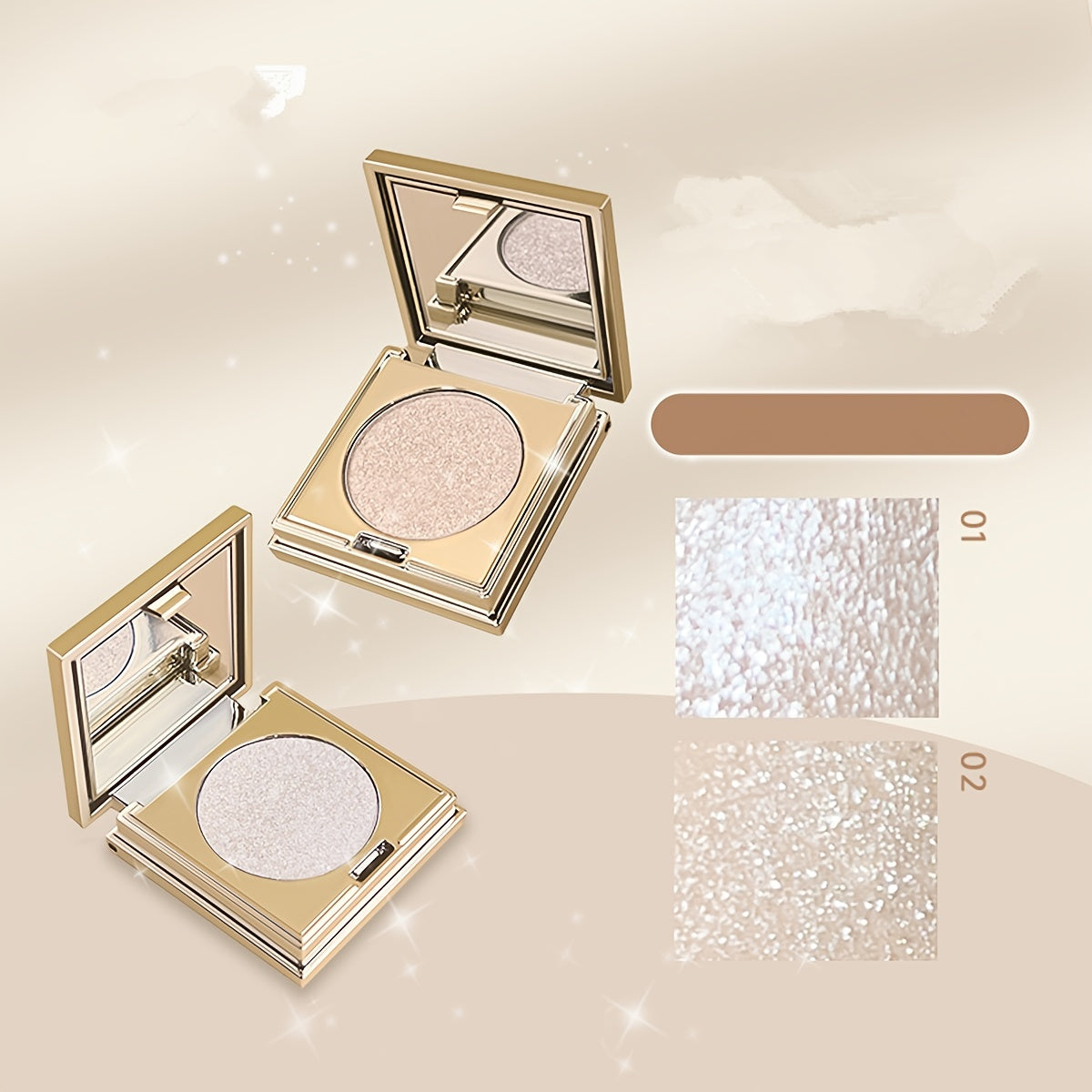 Milky Way Monochrome Highlighter Powder Shimmer Sparkle