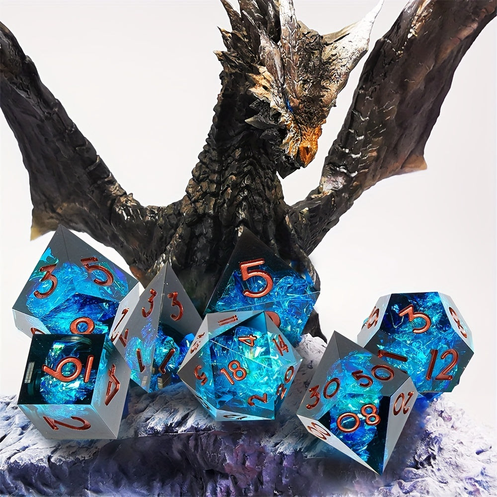7pcs Polyhedral Dice Set for RPG Pathfinder Board Games
