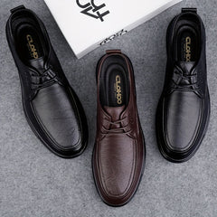 Men's Lace-Up Derby Shoes for Office Business Events