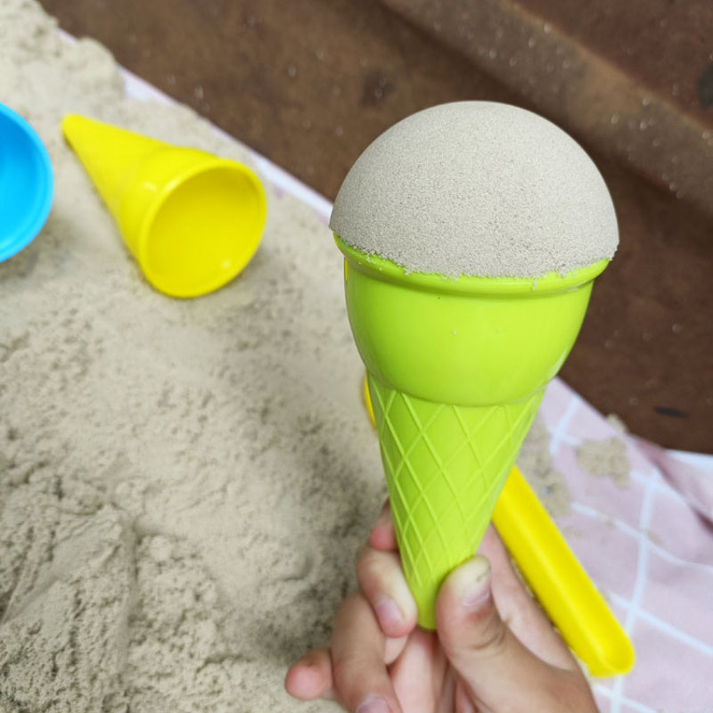Ice Cream Cone Sand Molds - Set of 10