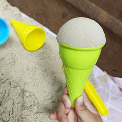 Ice Cream Cone Sand Molds - Set of 10