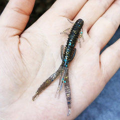 10pcs Soft Bait Artificial Worm Lure Fishing Tackle