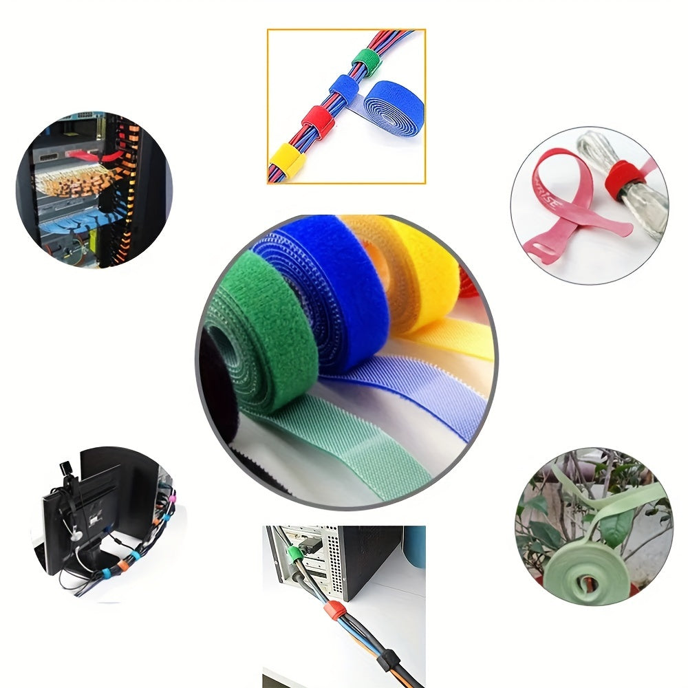 Magic Self Adhesive Tape Strap Hook Loop Fastening Tape
