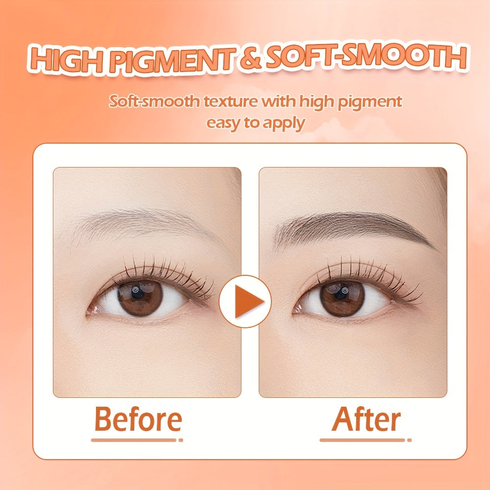 Double Layers Eyebrow Gel with Stencil & Brush