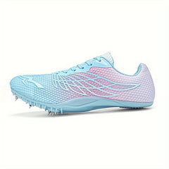 Women's Wing Pattern Track Running Shoes Low Spike Cleats