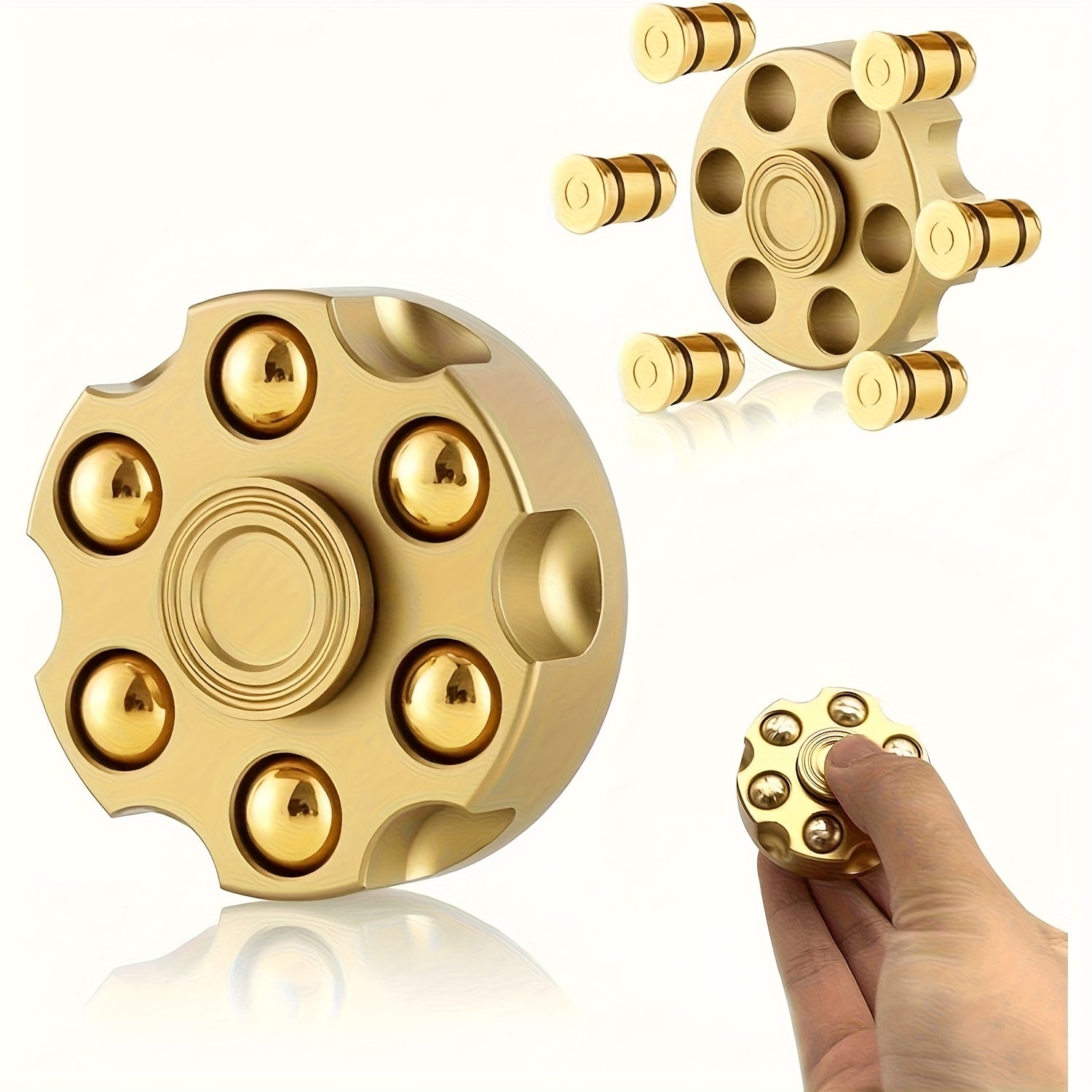 Metal Finger Spinner Adult Rotating Relax Toy Office Gift