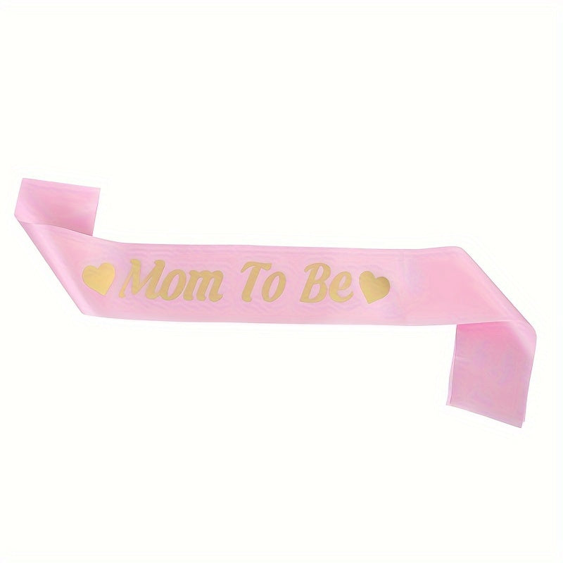 Mom To Be Shoulder Strap Sash Party Favor