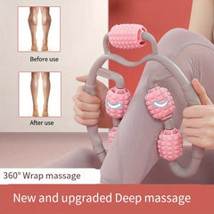 Circular Massage Roller Multifunctional Fitness Yoga Leg Clip