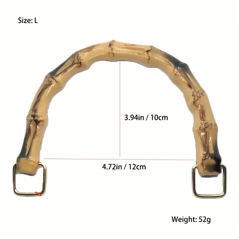 1 Pc Bamboo Handle for Satchel Bag Travel