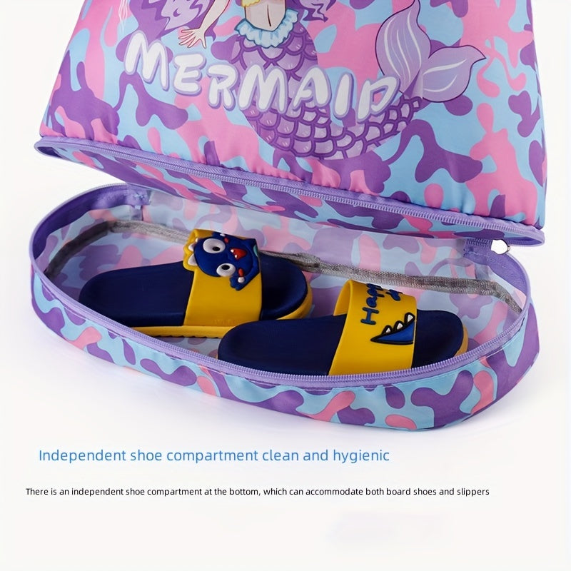 Kids Swimming Bag Waterproof Storage Beach Shoulder Bag