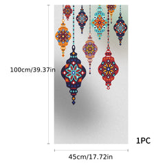 Vintage Pattern Retro Hanging Lamp Wall Sticker