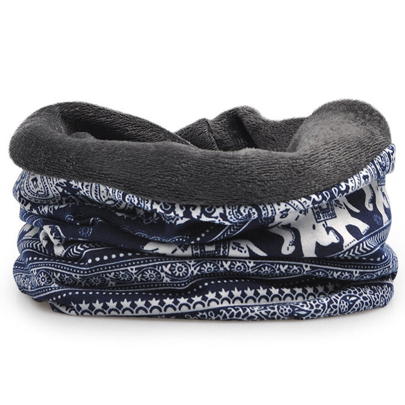 Velvet Slouchy Sports Knitted Beanie Cap Headscarf Winter Hat for Men and Women