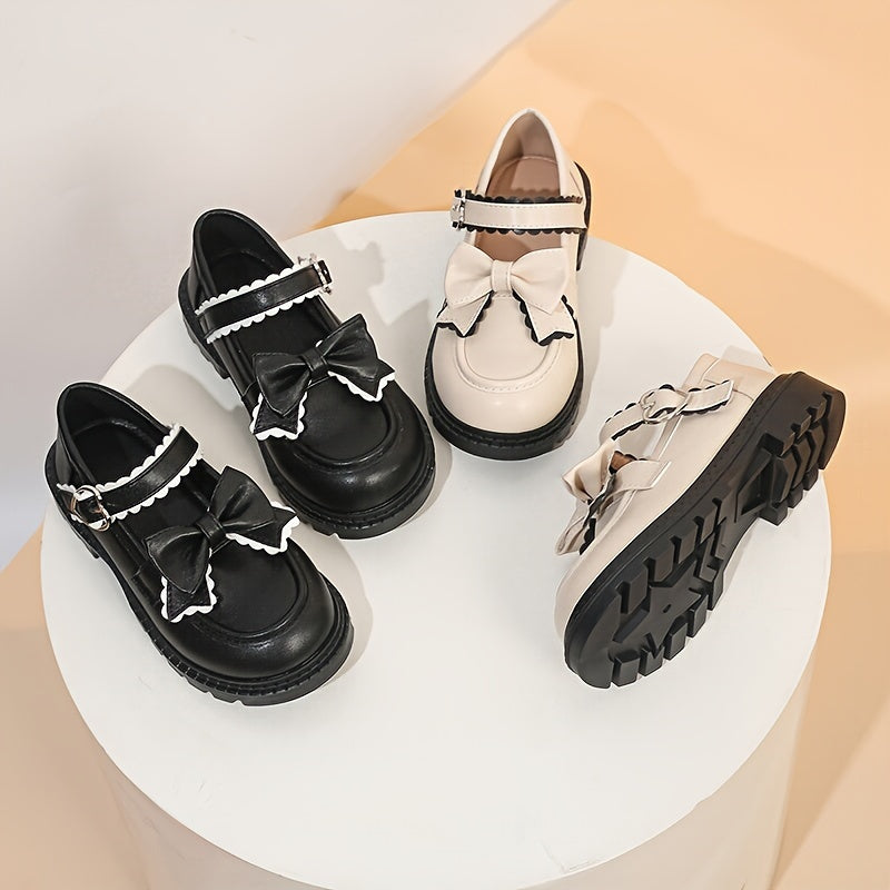 Vintage Bowknot Loafer Shoes Lightweight Comfortable Flat Shoes