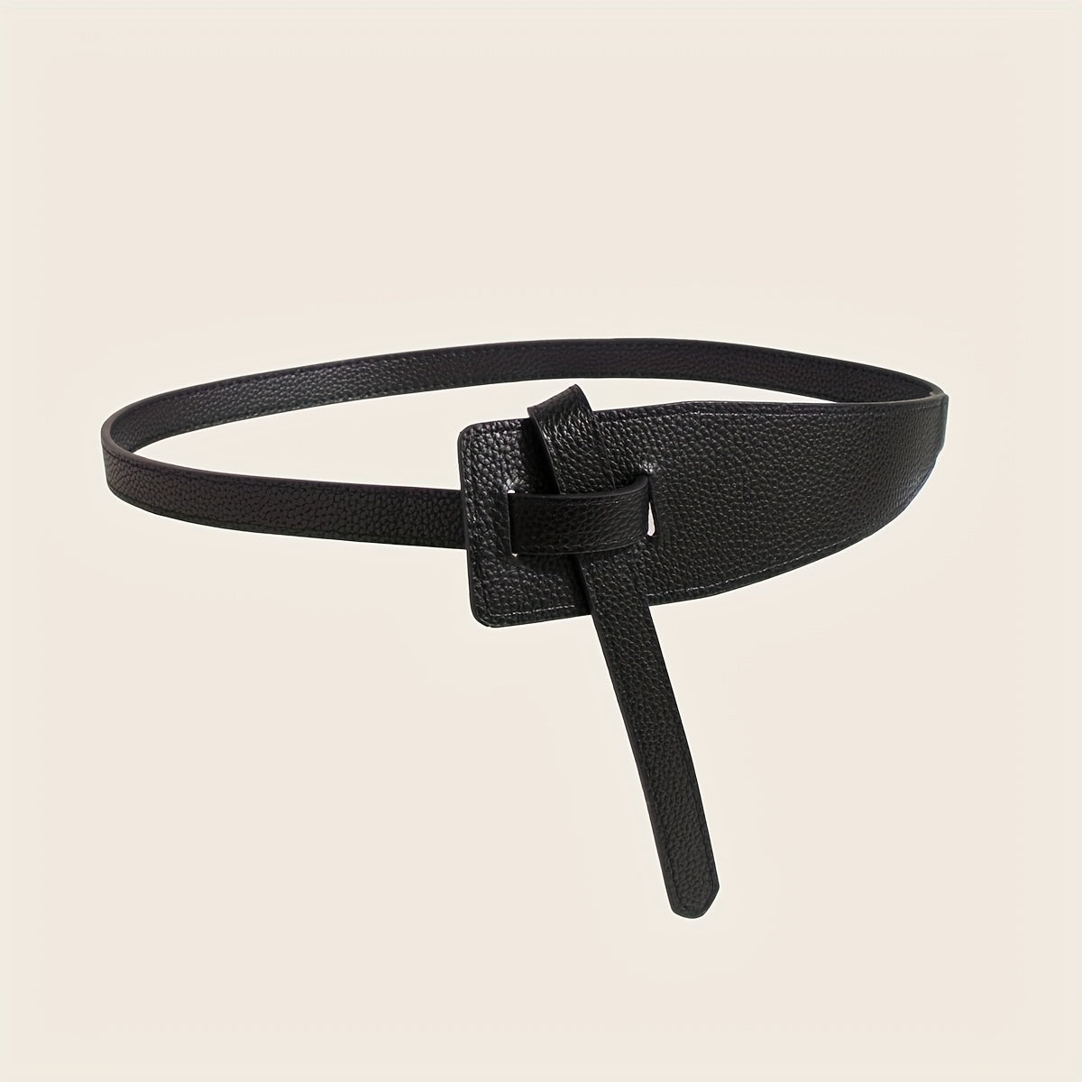 Soft Lychee Pattern Adjustable Girdle Women's Decorative Waistband Dress Belts