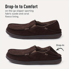 Men's Lightweight Slip-On Home Shoes Non-Slip Loafer for Spring