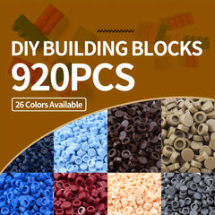 920pcs 1x1 Round Special Bricks Small Particle Mixed Loose Brick Accessories