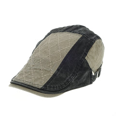 British Retro Plaid Peaked Cap Spring Summer Hat