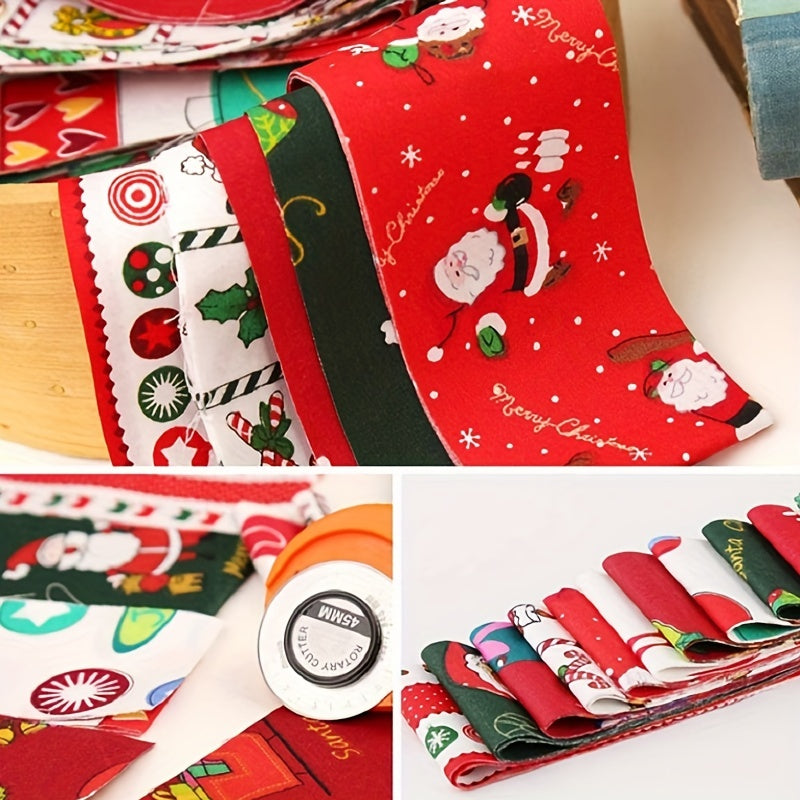 Christmas Patterns DIY Cloth Strips Set - Sewing Supplies