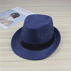 Classic Straw Jazz Hat for Men Women Summer Beach Outdoor