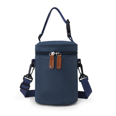 Grey Insulated Breastmilk Cooler Bag for Nursing Moms