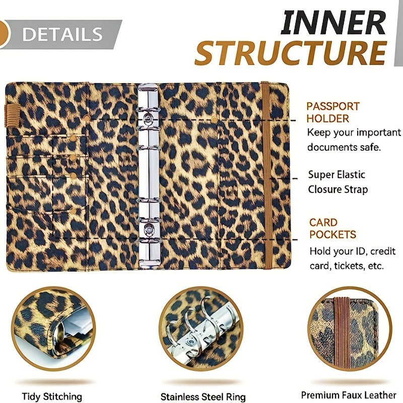 A6 Budget Binder with Zipper Envelopes & Expense Sheets