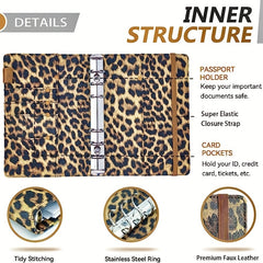 A6 Budget Binder with Zipper Envelopes & Expense Sheets
