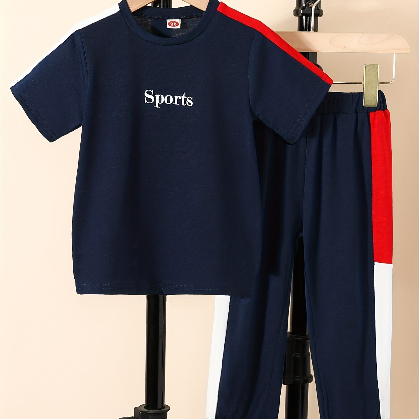 Boys Sports Outfit T shirt & Pants Kids Summer Clothes Sets