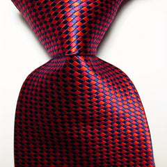 Men's Plaid Style Tie 8 Set Jacquard Woven Necktie