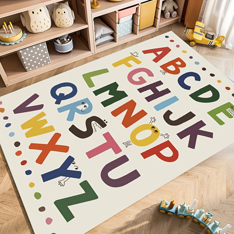 Educational Alphabet Rug for Living Room