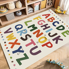 Educational Alphabet Rug for Living Room