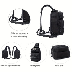 Sling Bag Molle Backpack with Shoulder Strap