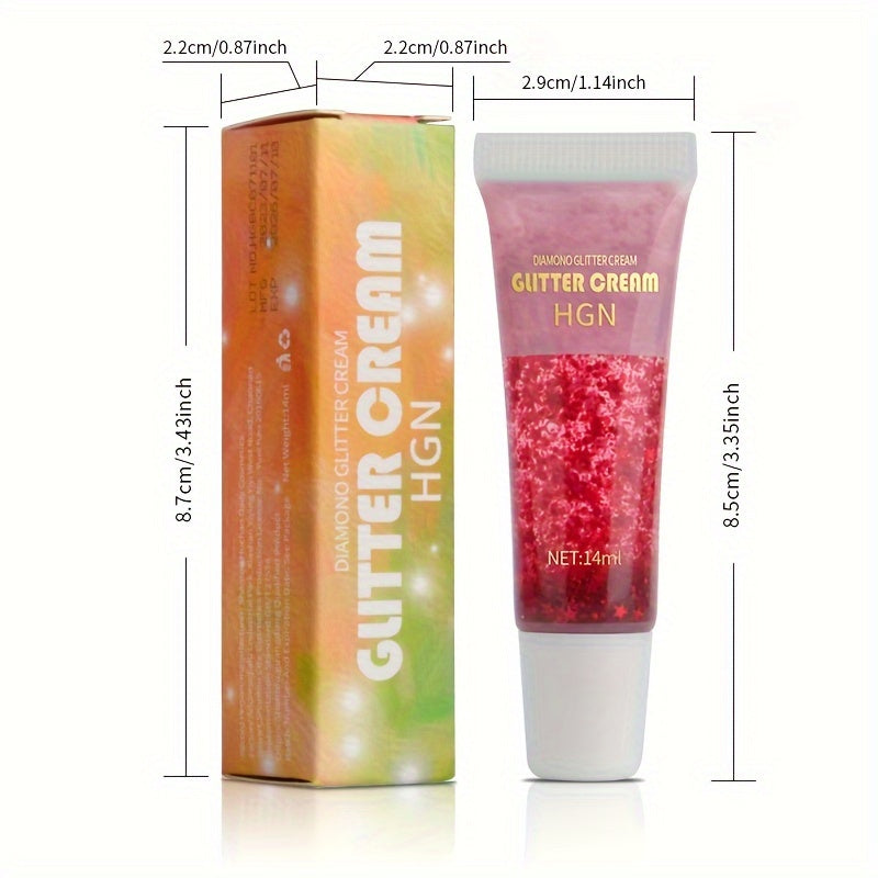 Colorful Glitter Liquid Eyeshadow Stick Cream Purple Makeup