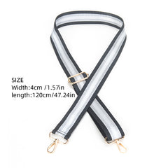 Adjustable Colorful Bag Replacement Strap - Striped Design