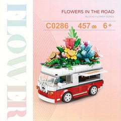 Vomma Flower Car Camping Car Model Toy for Kids