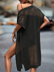 Crochet Beach Cover Up Cardigan Short Sleeve
