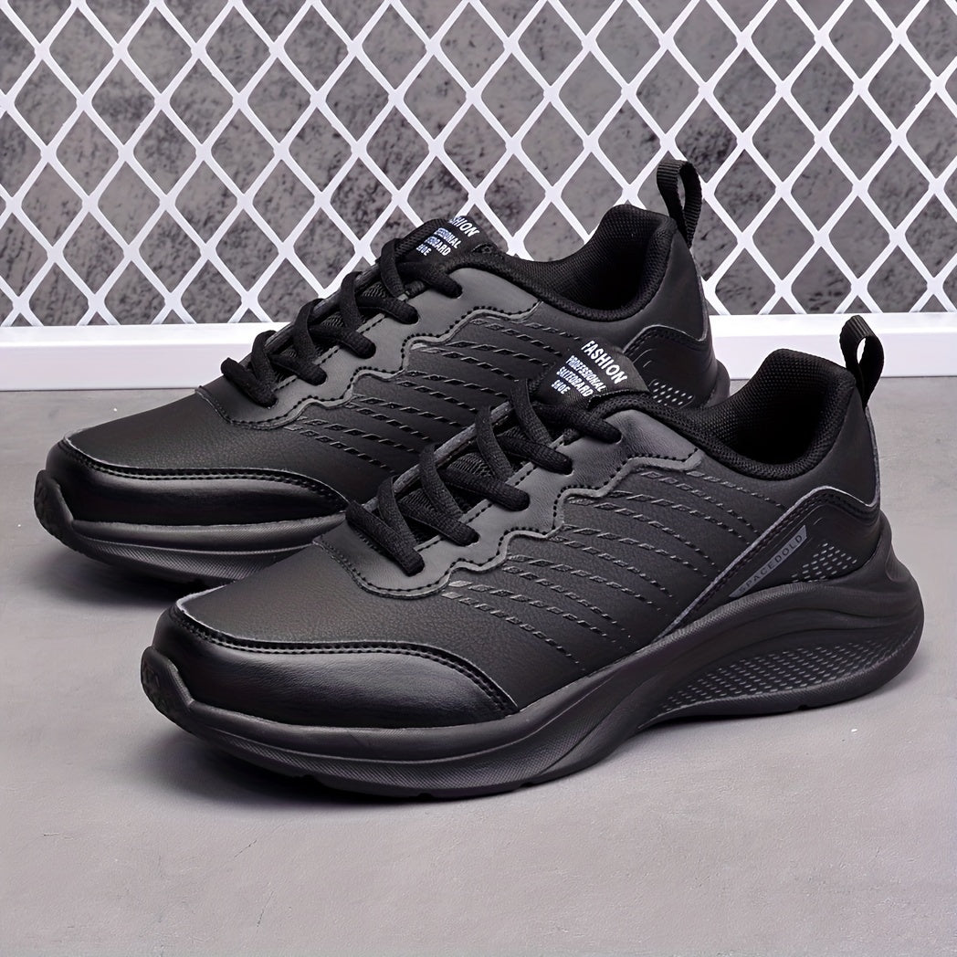 Women's Lace-up Non-slip Athletic Running Shoes Waterproof & Shockproof Sneakers