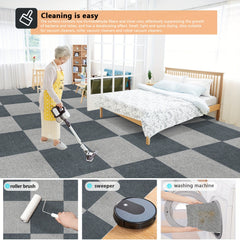 30pcs Anti-slip Square Carpet Sticker Self-adhesive DIY Home Decor Room