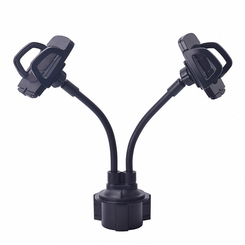 Universal Magnetic Car Cup Holder for 2 Phones 360° Rotation
