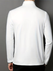 COODRONY Solid Knitted Sweater Men's Warm Turtleneck Pullover For Fall Winter