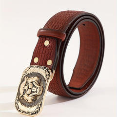 Men's Casual Business Buckle Belt for Outdoor Party Holiday