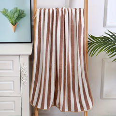 Soft Striped Bath Towel Quick Dry Absorbent Towel 140x70cm