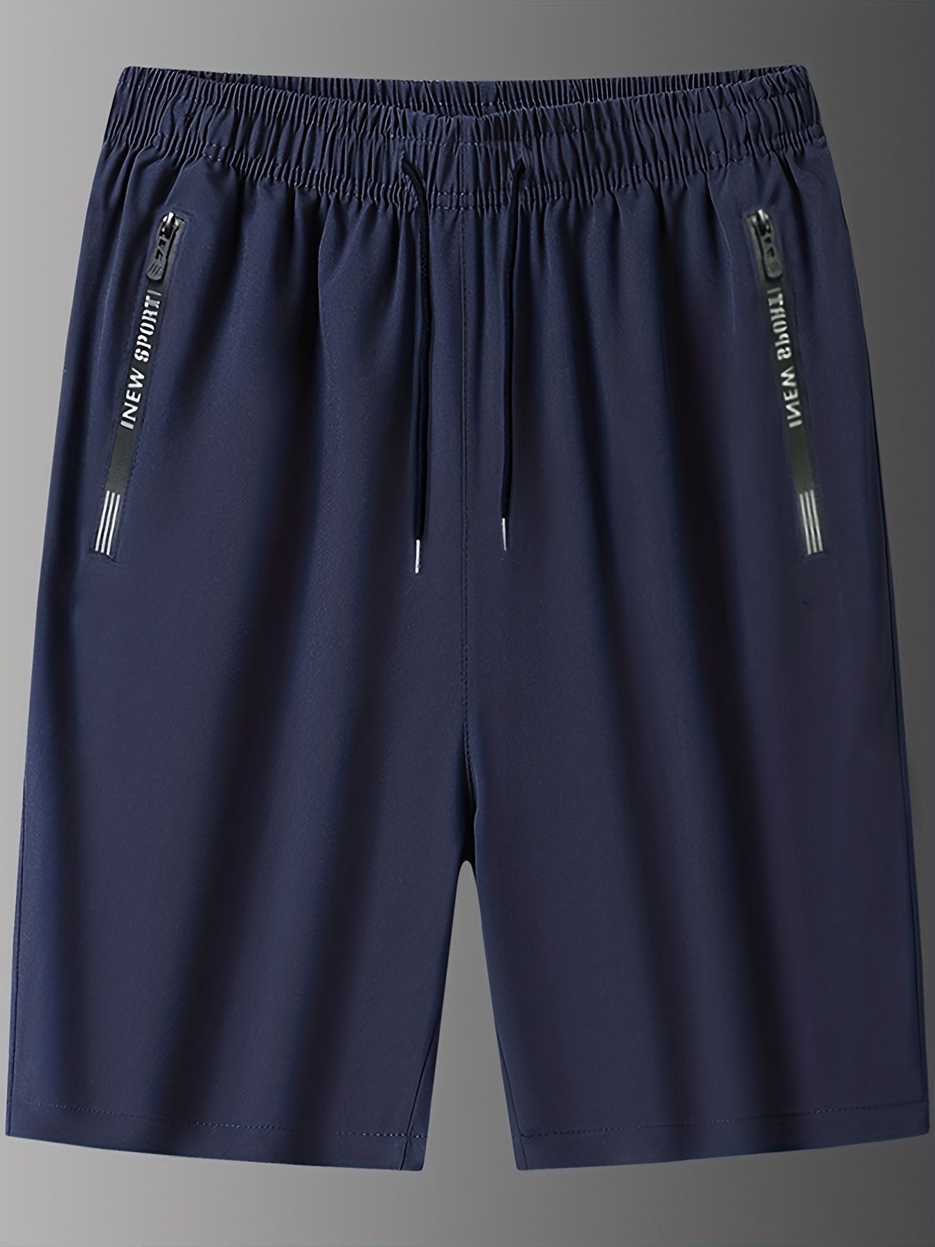 Men's Quick Dry Comfy Shorts with Zipper Pockets