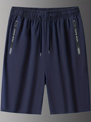 Men's Quick Dry Comfy Shorts with Zipper Pockets