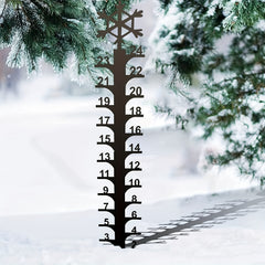 Snow Gauge Metal Snow Probe Snow Depth Measuring Rod Garden Christmas Gift